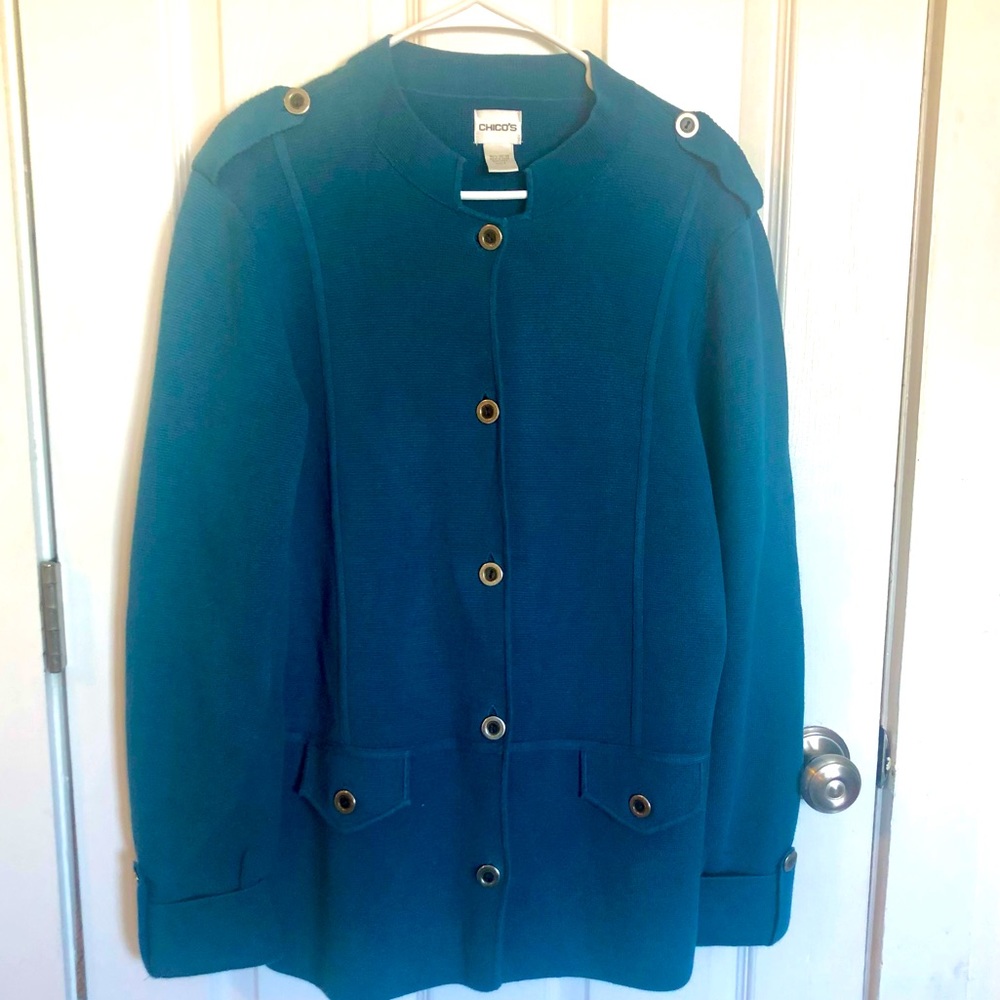 Chicos button cardigan